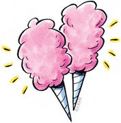 50 servings of boo blue rasberry cotton candy 50 servings of boo blue rasberry cotton candy